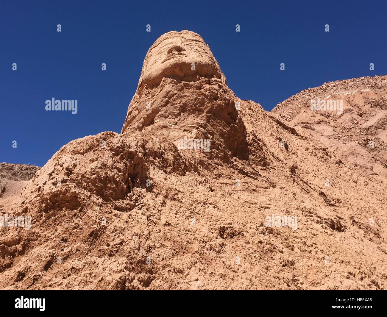 Landschaft, See, Tal, Berge, Geysire in Atacama Wüste Chile Stockfoto