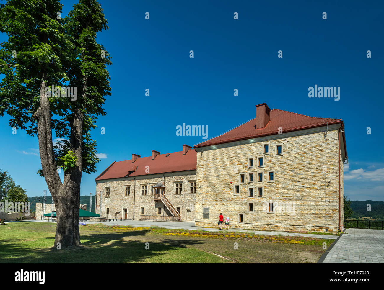 Kings Castle, historisches Museum in Sanok, Kleinpolen, Polen Stockfoto