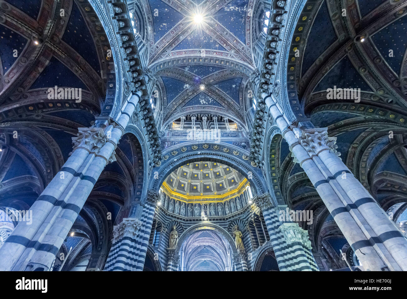 Kathedrale von Siena (Duomo di Siena). Italien. Stockfoto