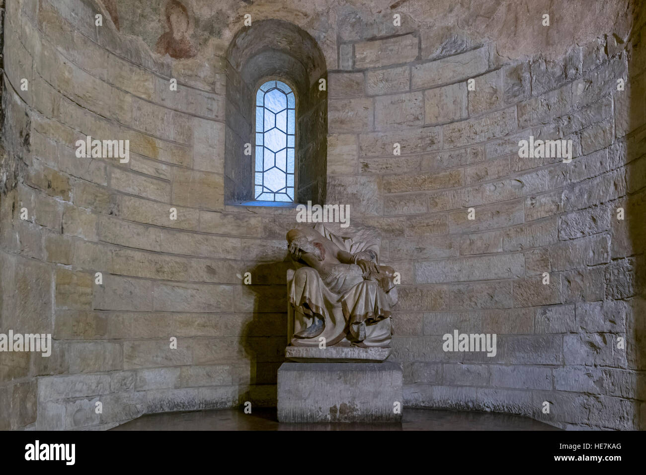 Basilika St. Georg (St. Jiří Basilika), Prager Burg, Hradschin, Prag, Böhmen, Tschechische Republik, Europa Stockfoto