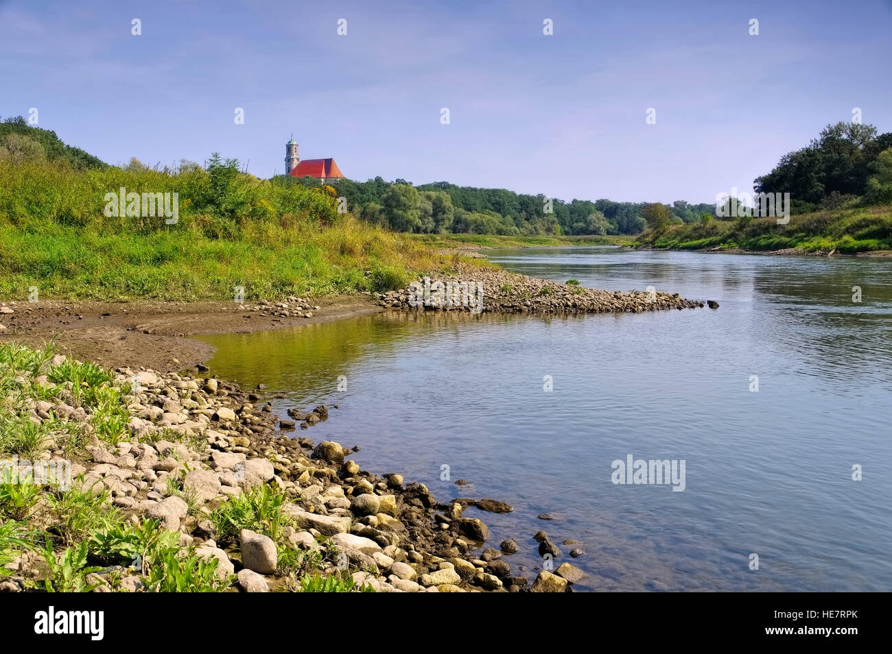 Leubus Kirche in Schlesien - Lubiaz Kirche in Niederschlesien, Polen Stockfoto