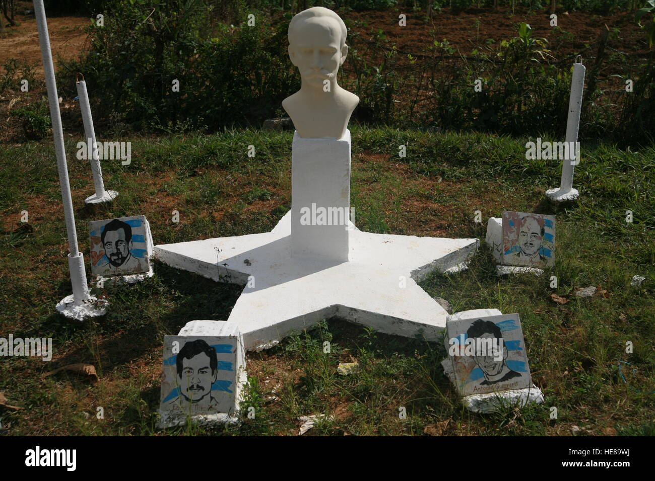 Denkmal für José Julián Martí y Pérez und dem kubanischen fünf, Vinales, Pinar del Río Provinz, Kuba, Lateinamerika Stockfoto