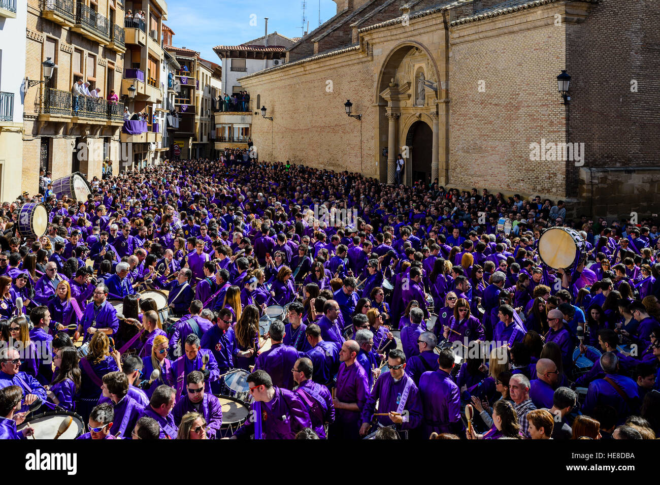 Feier der Karwoche in Calanda, Spanien Stockfoto