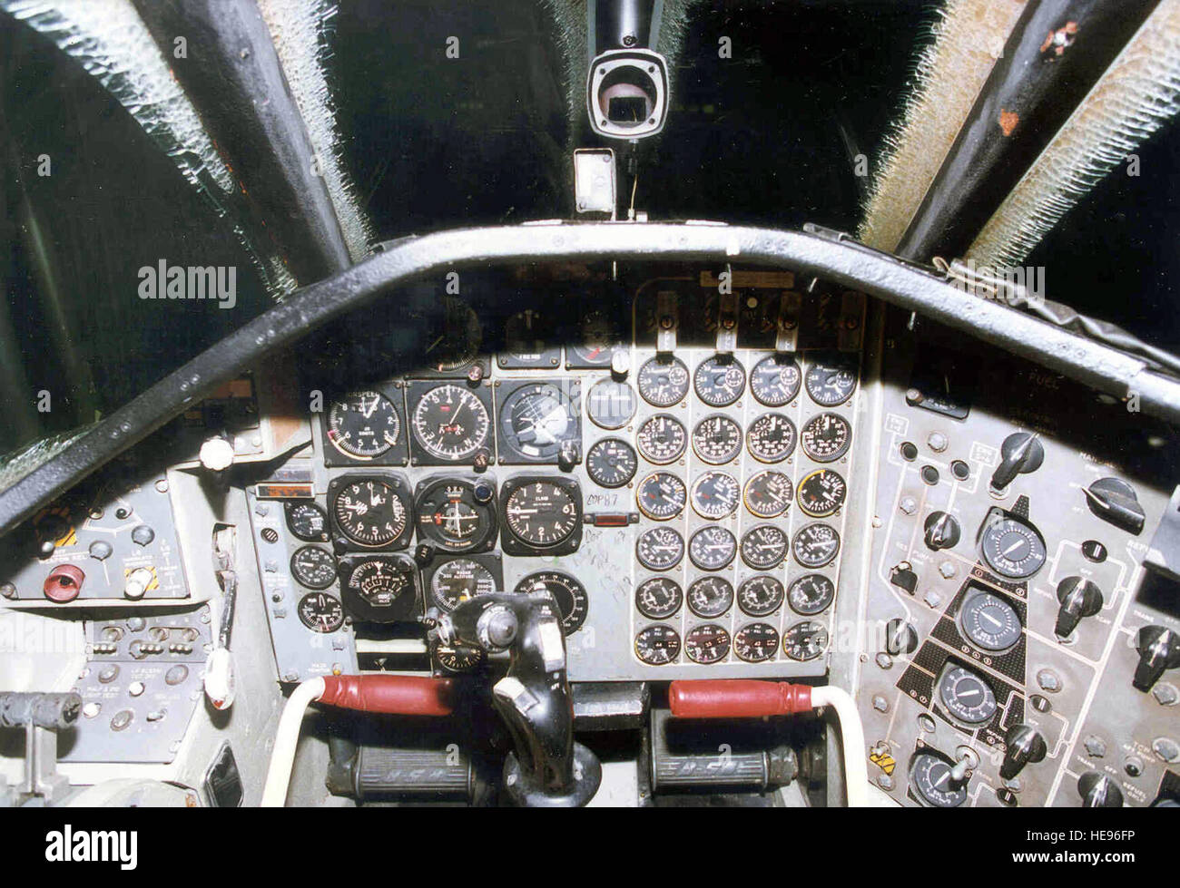 DAYTON, Ohio - Convair B-58 Hustler Cockpit im Nationalmuseum der US Air Force. (Foto der US Air Force) Stockfoto