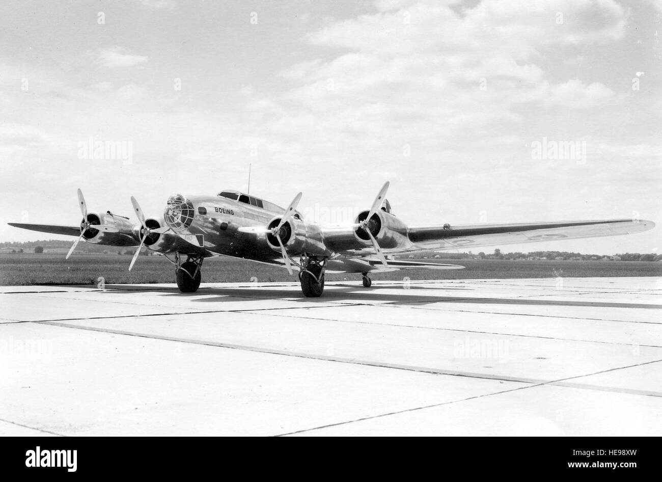 Boeing XB-17 (Modell 299). (Foto der US Air Force) Stockfoto