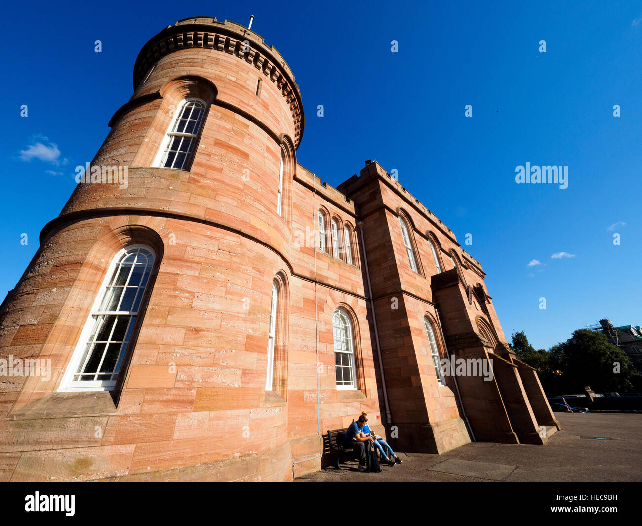 Inverness Castle - Schottland, Vereinigtes Königreich Stockfoto