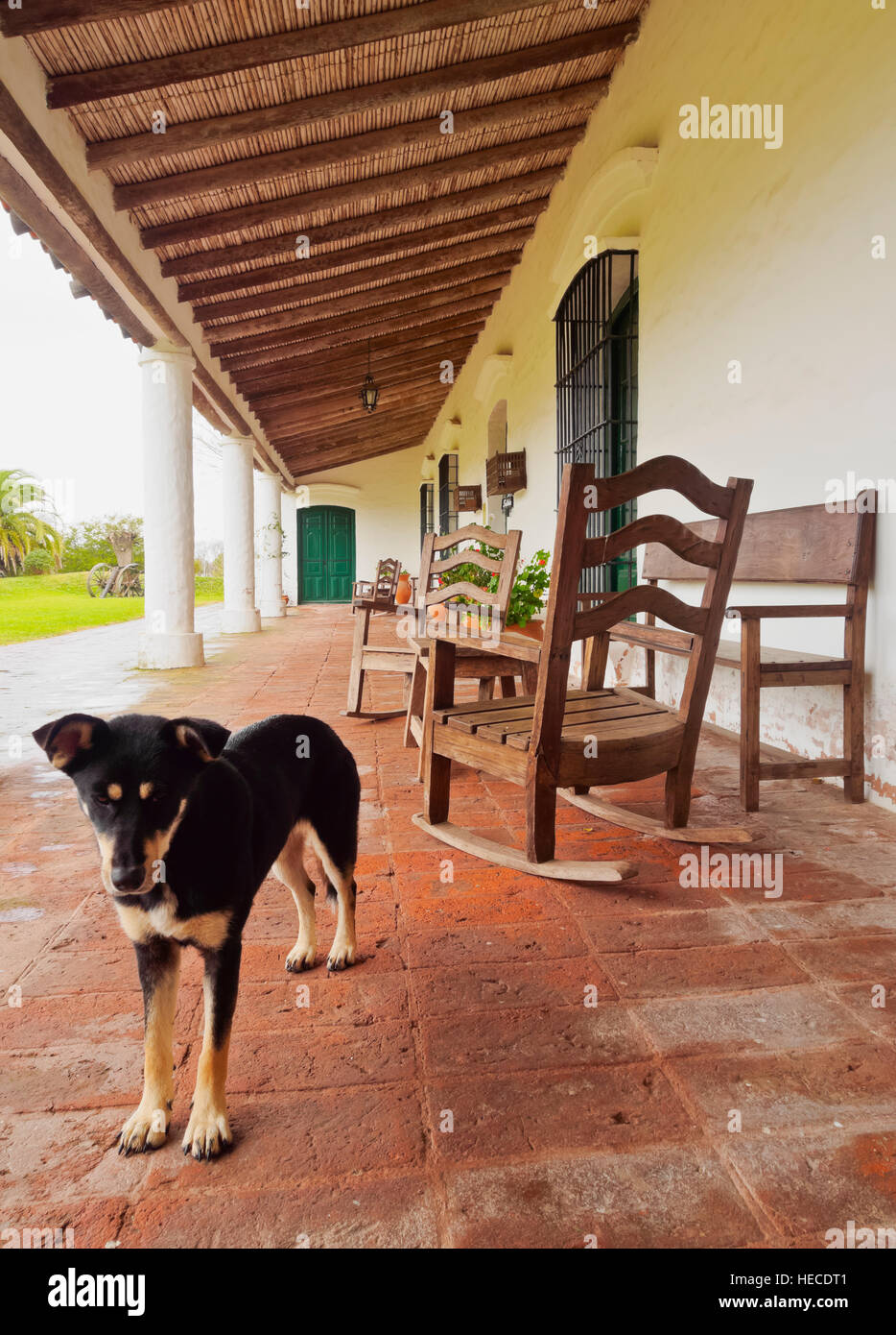 Argentinien, Provinz Buenos Aires, San Antonio de Areco, Blick auf das Ricardo Güiraldes Gaucho-Museum. Stockfoto