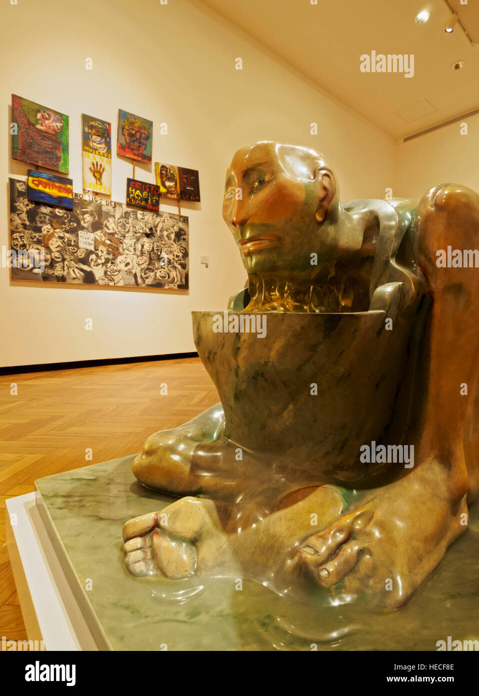 Argentinien, Buenos Aires Provinz, Stadt Buenos Aires, Recoleta, Innenansicht des MNBA, Museo Nacional de Bellas Artes, Stockfoto