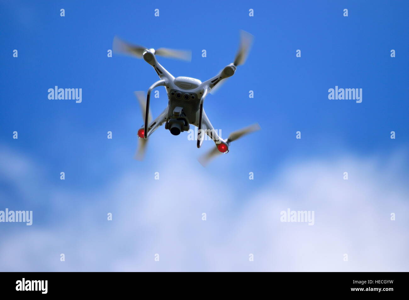 Phantom DJI Drohne fliegen Stockfoto