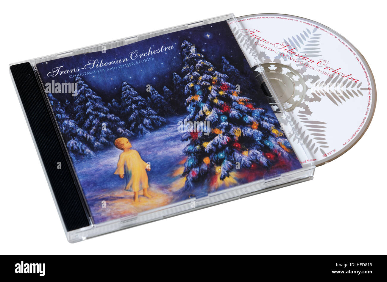 Trans-Siberian Orchestra Heiligabend und andere Geschichten-CD Stockfoto