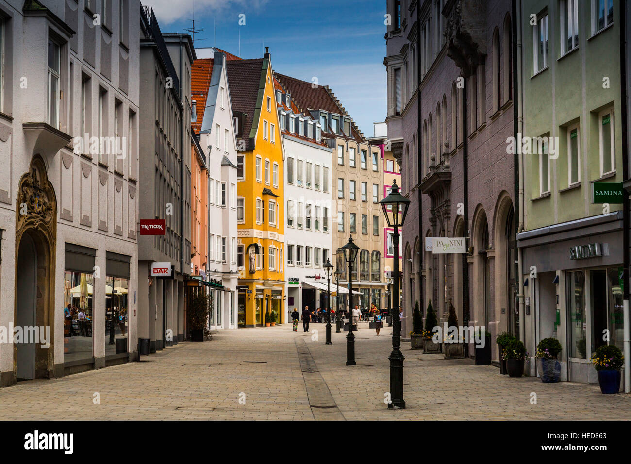 Baustil, Augsburg, Deutschland, Bayern, Bayern, Stadtbild, Architektur