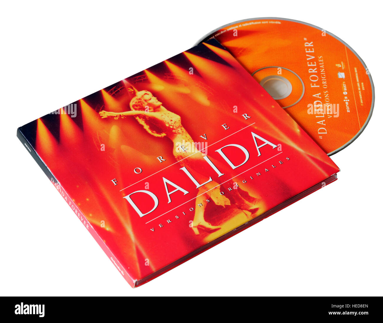 Ewig Dalida CD Stockfoto