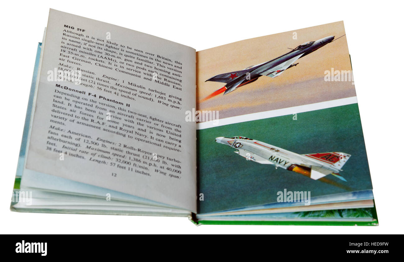 Die Marienkäfer-Buch von Flugzeugen Stockfoto