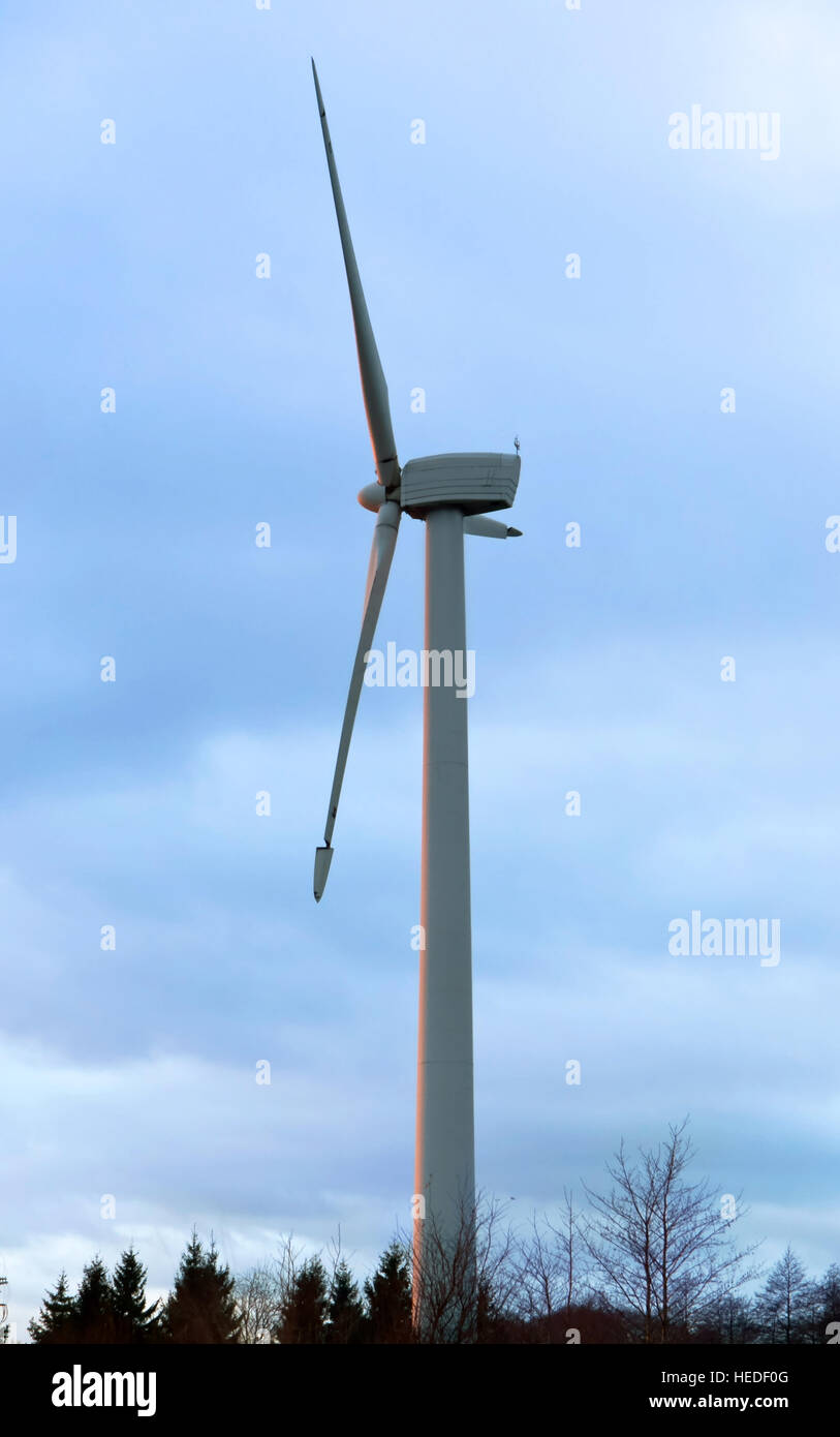 Windenergie, Windkraftanlage, Wind Turbine Windmühle Stockfoto