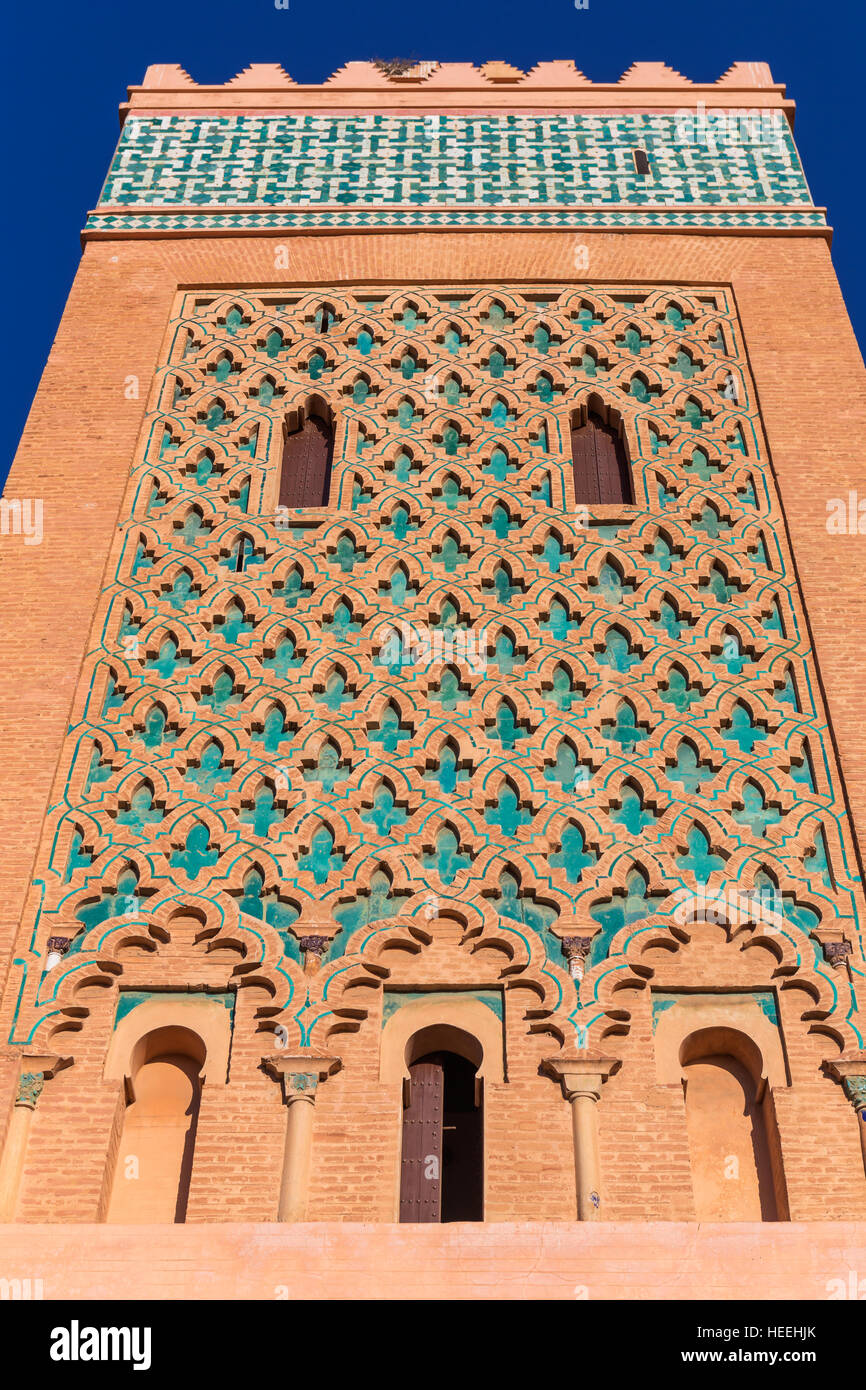 Kasbah Moschee, Marrakesch, Marokko Stockfoto