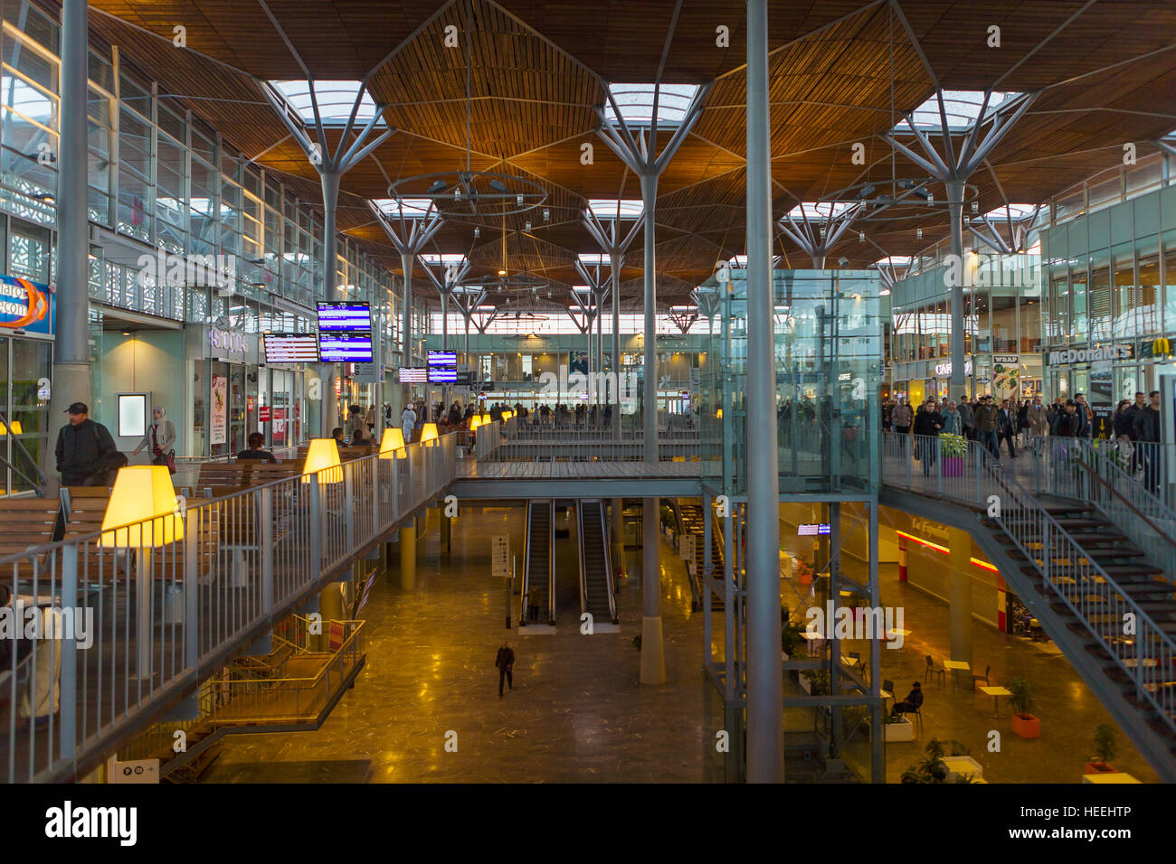 Casa Port Bahnhof (2014), Casablanca, Marokko Stockfoto