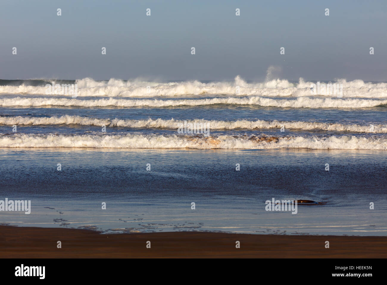 Atlantik-Strand, Casablanca, Marokko Stockfoto