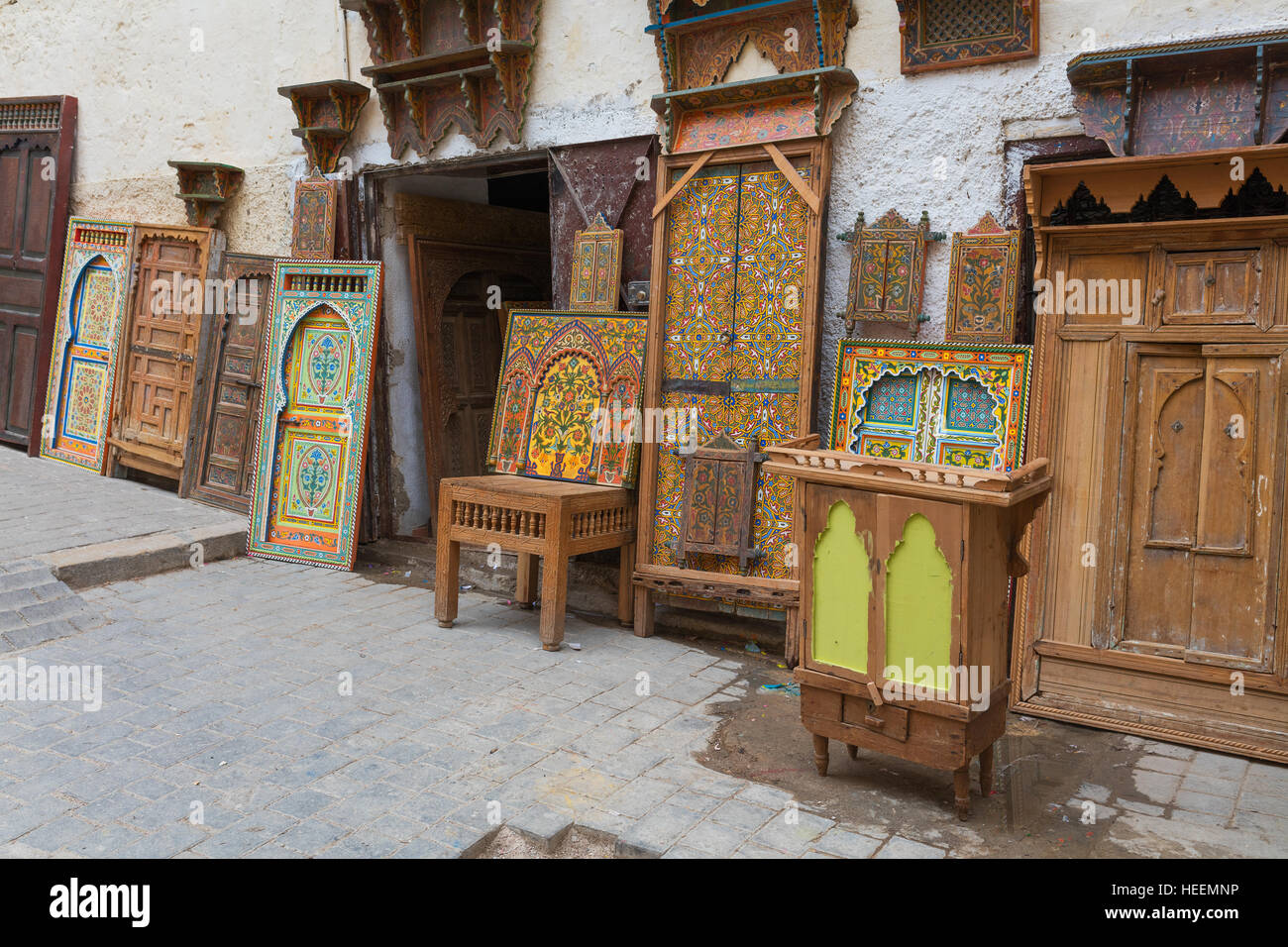 Medina, Altstadt, Fes, Marokko Stockfoto