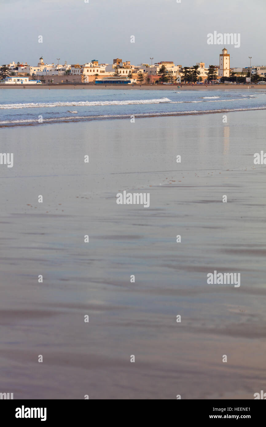 Atlantik-Strand, Essaouira, Marokko Stockfoto