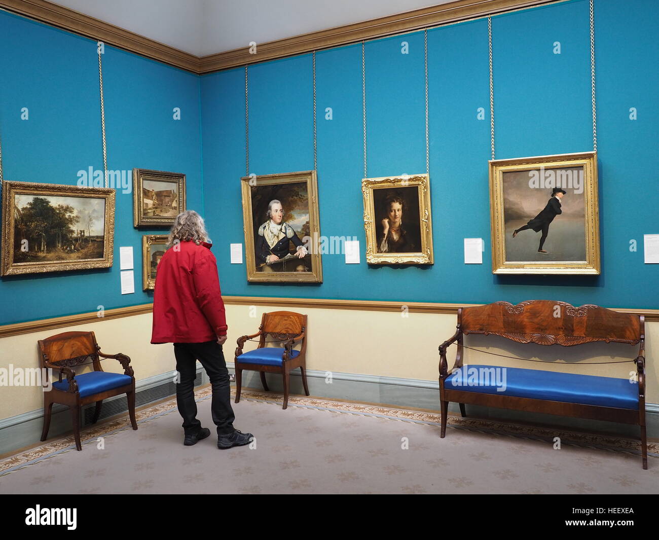 EDINBURGH, Scottish National Gallery Stockfoto