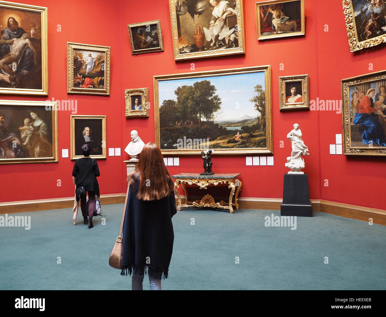 Die Scottish National Gallery hat eine hervorragende Sammlung, geschmackvoll arrangiert, und der Eintritt ist frei. Stockfoto