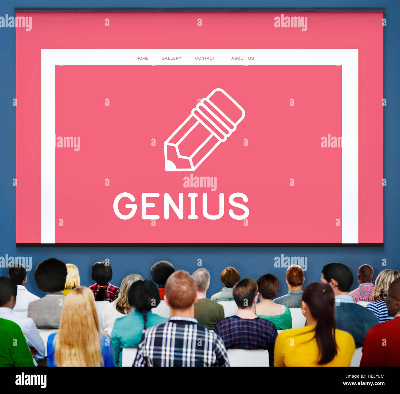 Education College lernen wissen Genius Konzept Stockfoto