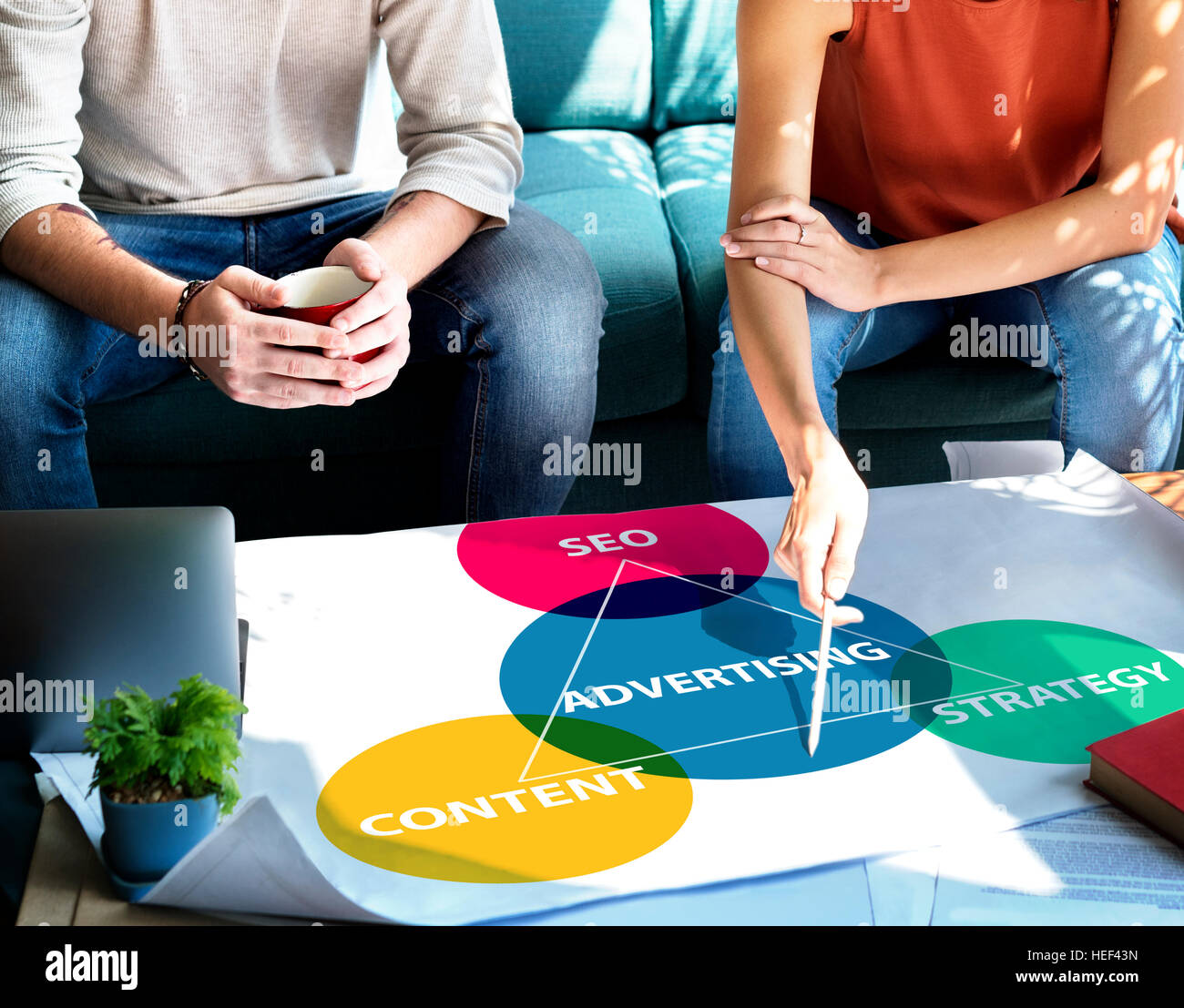 Geschäft, Branding, Marketing-Werbung-Konzept Stockfoto