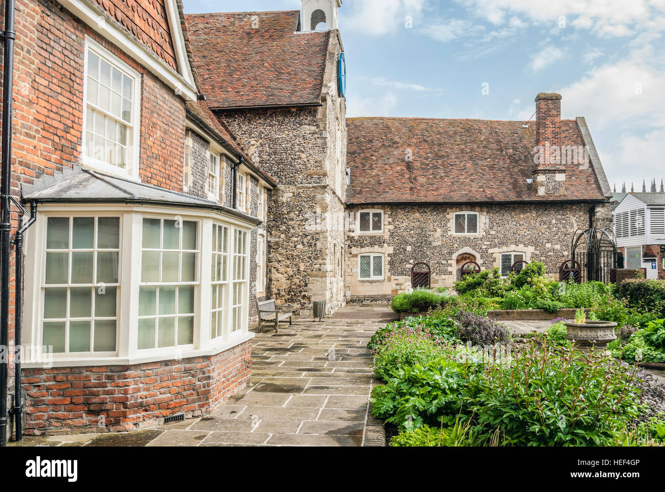 Von Canterbury Museum ist ein Museum in Stour Street, Canterbury, Kent, England, erzählt die Geschichte der Stadt. Stockfoto