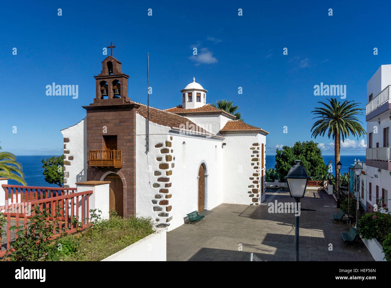 Kirche La Palma, Kanarische Inseln, Spanien Stockfoto