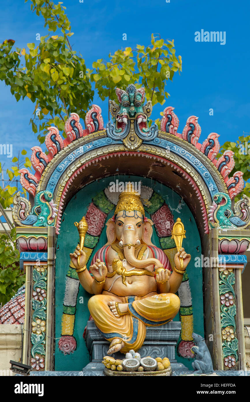 Sri Mariamman-Tempel in Chinatown, Singapur Stockfoto Sri Mariamman-Tempel in Chinatown, Singapur Stockfoto