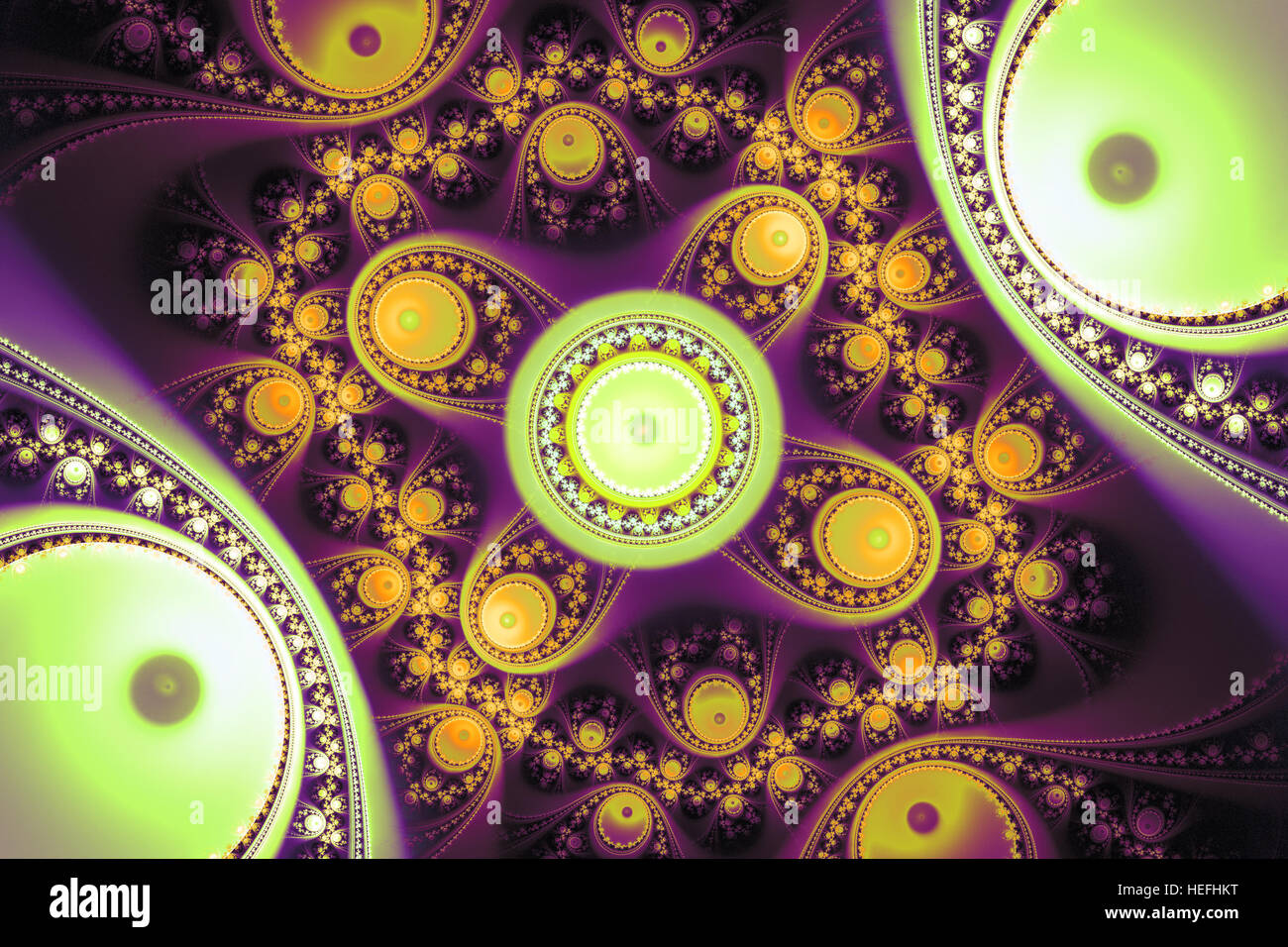 Schöne farbige Fractal digitale Kunst Bild ihrer Arbeit veranschaulichen können. Geometrie Formen kreativen Konzept. Hintergrundbild Stockfoto