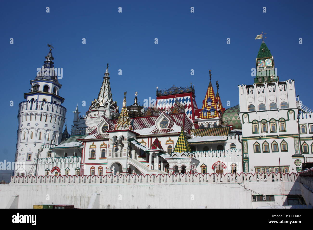 Russland, Moscow. Kreml in Ismailowo Stockfoto