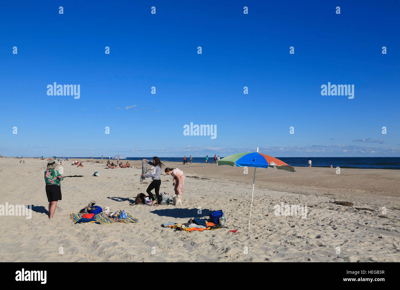 Cherry Grove Beach, Fire Island, Long Island, New York, USA Stockfoto