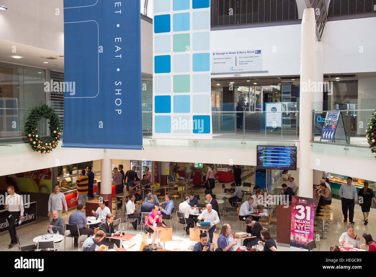 Berry Quadratmeter Einzelhandels- und Produktentwicklung in North Sydney, New-South.Wales, Australien Stockfoto