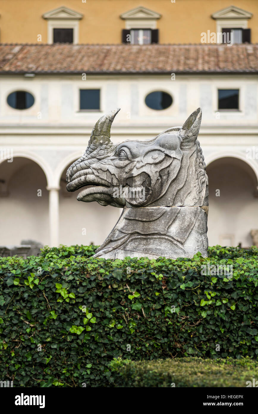 Rom. Italien. Thermen des Diokletian. Michelangelos Kreuzgang. Stockfoto