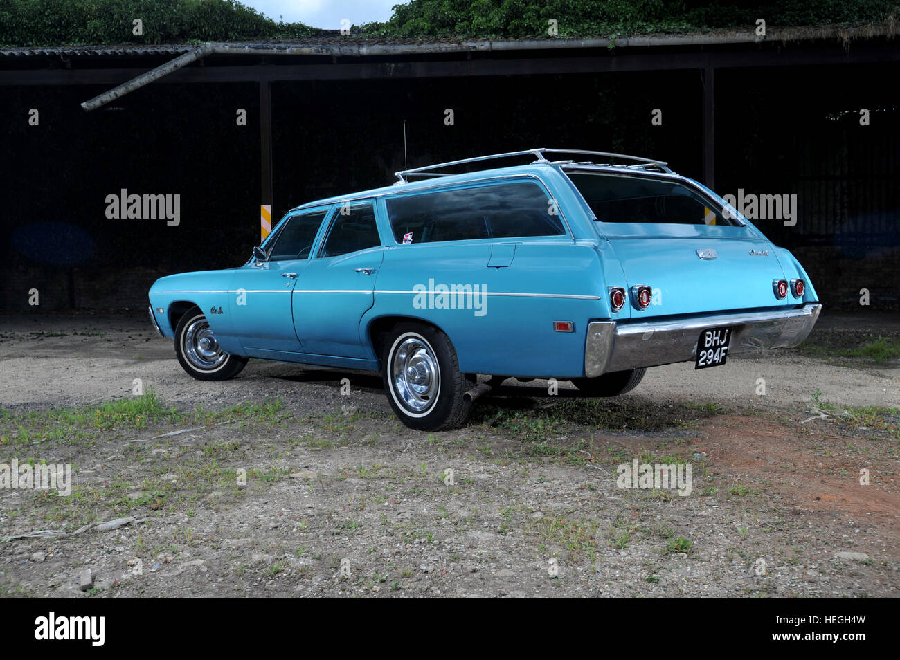 1968 Chevrolet Bel Air Kombi klassischen amerikanischen Auto Stockfoto