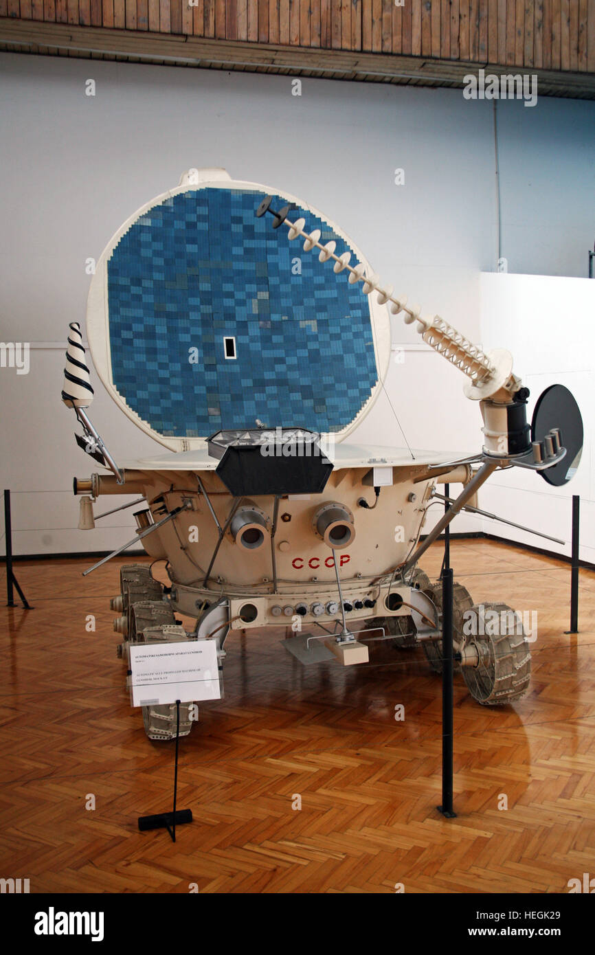 Automatisch Propeled Maschine Lunochod, mock-Up, CCCP, 1:1, technische Museum Nikola Tesla, Zagreb, Kroatien, Europa Stockfoto