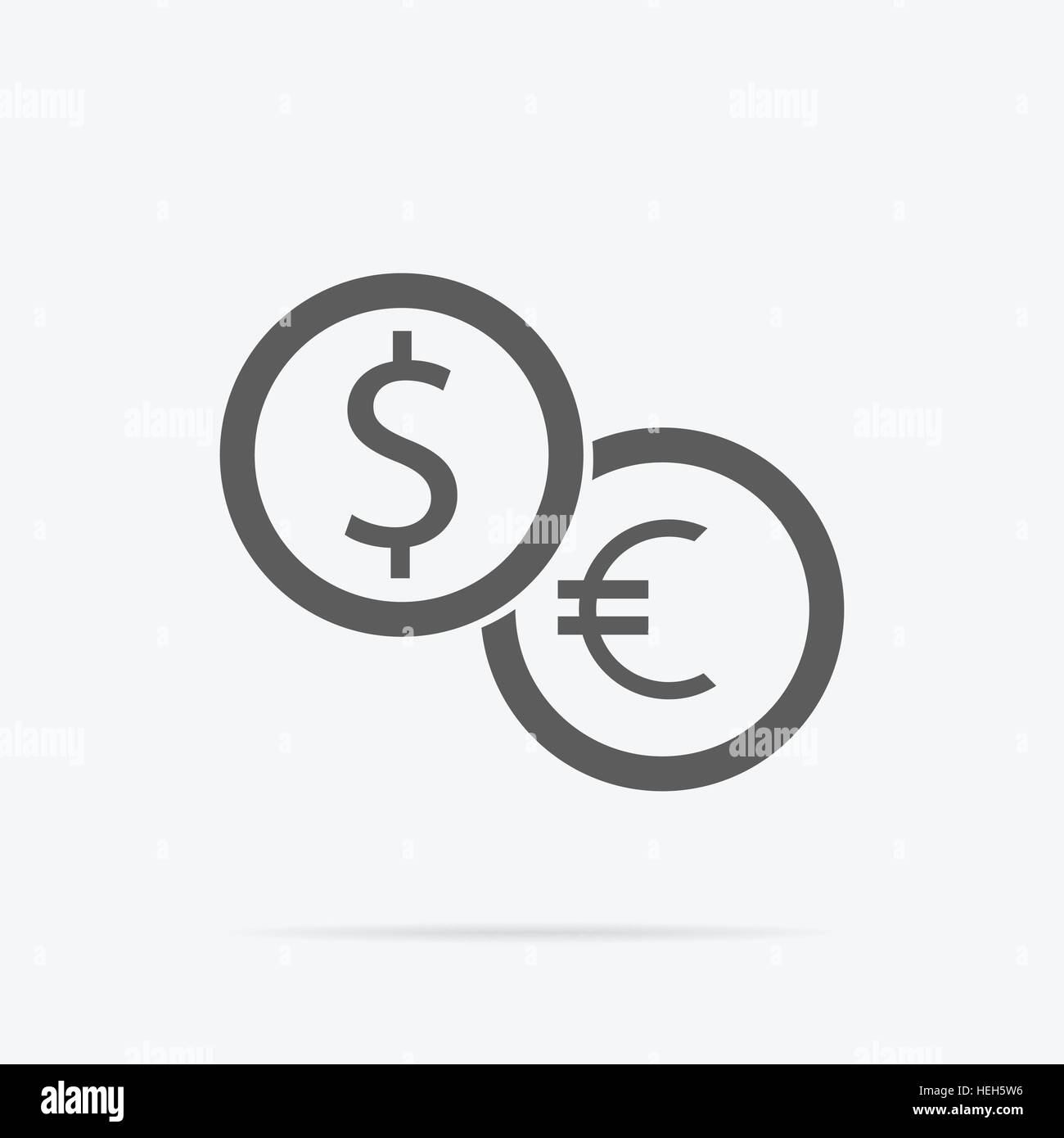Dollar Und Euro Symbol Wahrung Austausch Symbol Dollar Und Euro Symbol Isoliert Bank Transfer Zeichen Euro Zu Dollar Symbol Stock Vektorgrafik Alamy