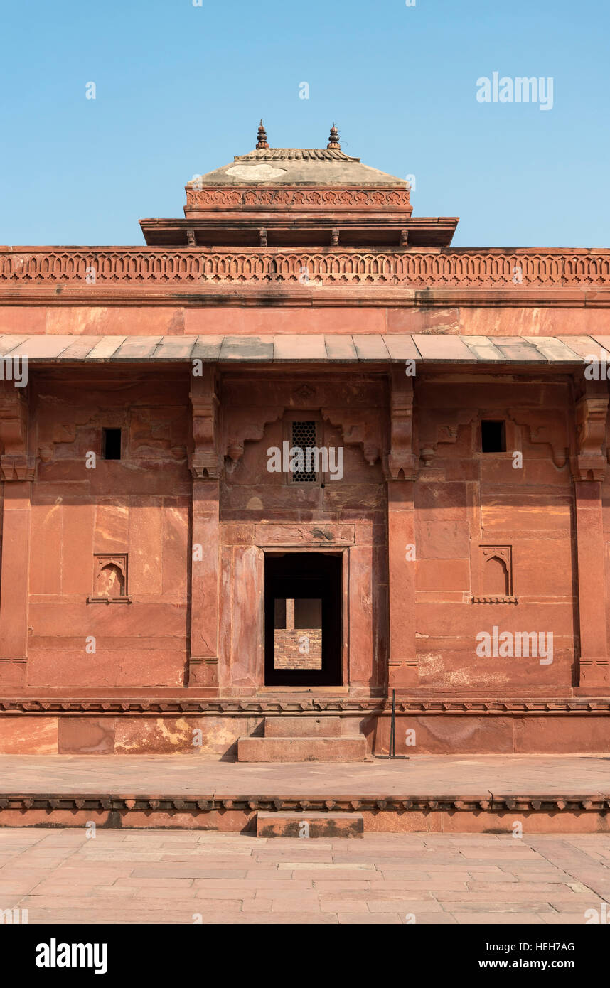 Jodha Bai Palast, Fatehpur Sikri, Indien Stockfoto