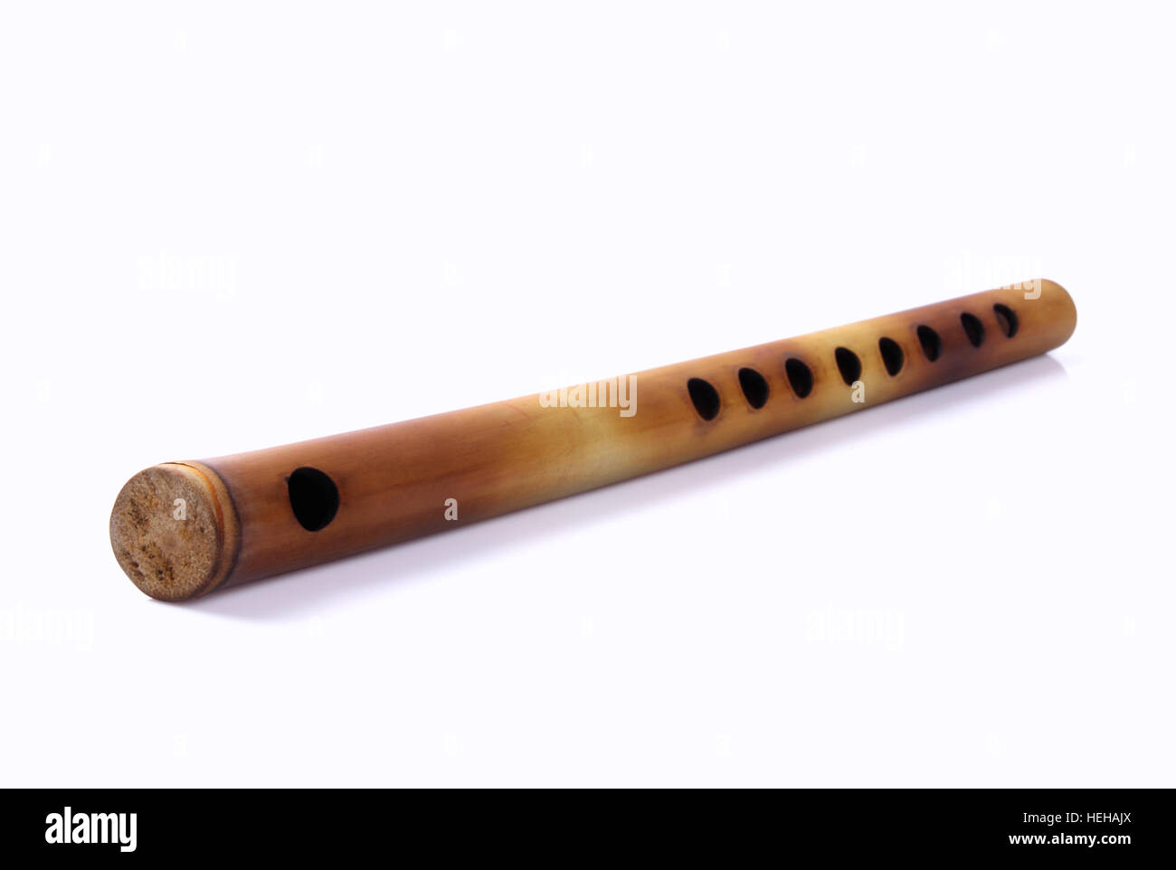 Indische Handarbeit Flute Stockfoto