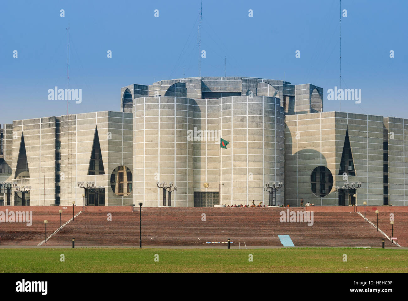 Dhaka: Jatiya Sangsad Bhaban, das Gebäude der Nationalversammlung, Division Dhaka, Bangladesch Stockfoto