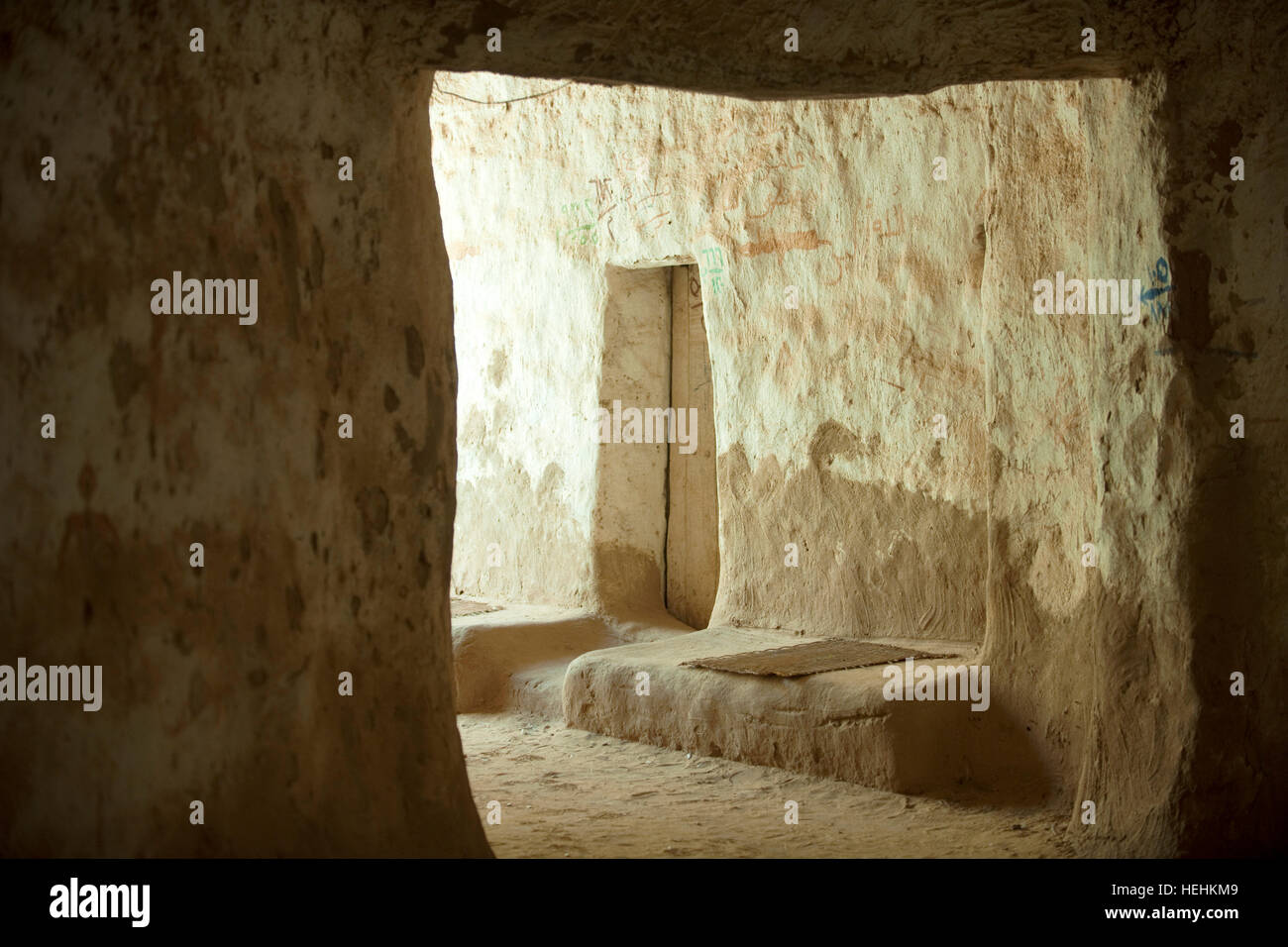 Ägypten, Dakhla Oasis, Balat, in der historischen Altstadt Stockfoto