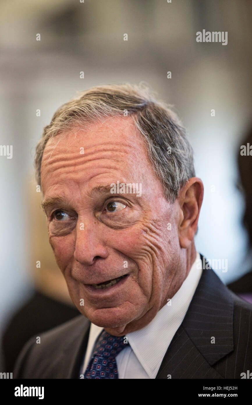 Michael Bloomberg in London, Dezember 2016 Foto von David Levenson Stockfoto