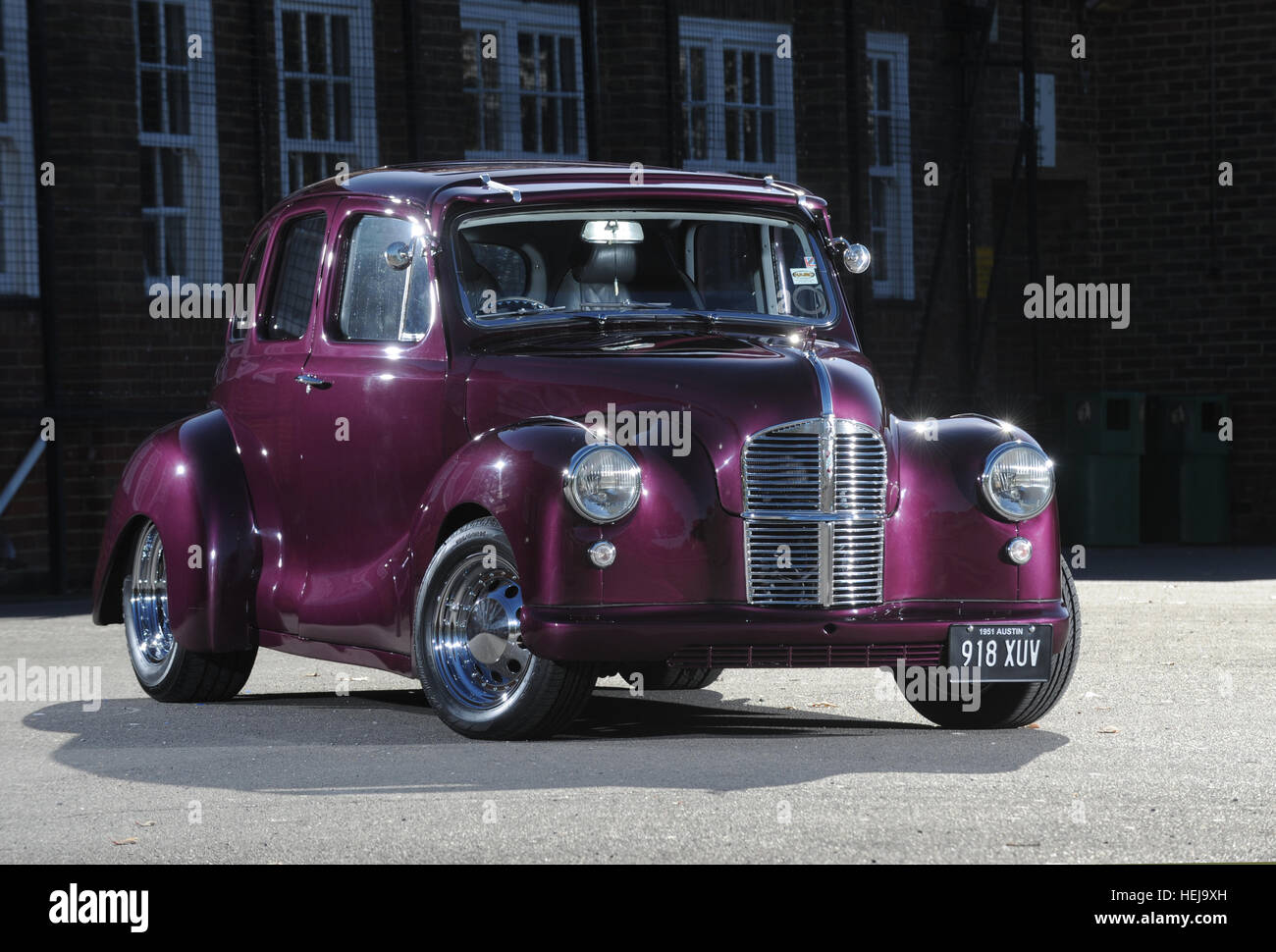 1951 Austin Devon britische Hotrod Auto Stockfoto