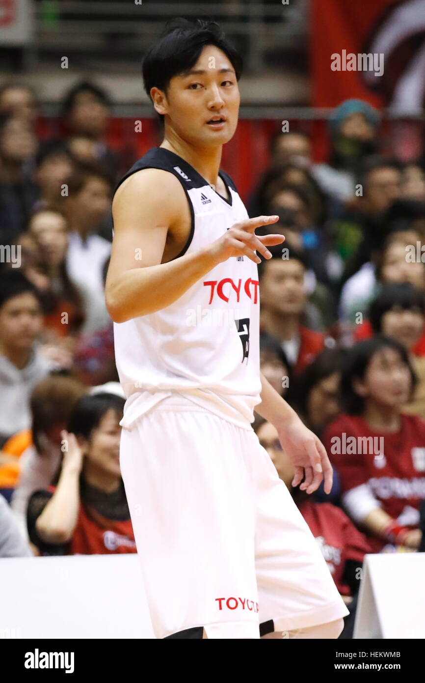 Daiki Tanaka (Alvark), 23. Dezember 2016 - Basketball: 2016 / 17 B.LEAGUE erste Liga-match zwischen Kawasaki Brave Thunders 87-70 Alvark Tokyo-Team im Todoroki Arena in Kanagawa, Japan.  (Foto von Sho Tamura/AFLO SPORT) Stockfoto