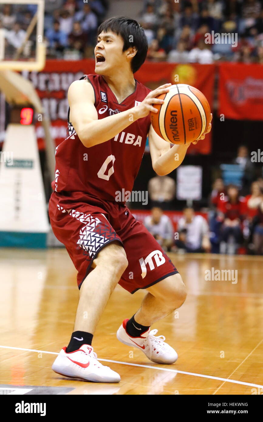 Yuma Fuji (Brave Thunders), 23. Dezember 2016 - Basketball: 2016 / 17 B.LEAGUE erste Liga-match zwischen Kawasaki Brave Thunders 87-70 Alvark Tokyo-Team im Todoroki Arena in Kanagawa, Japan.  (Foto von Sho Tamura/AFLO SPORT) Stockfoto