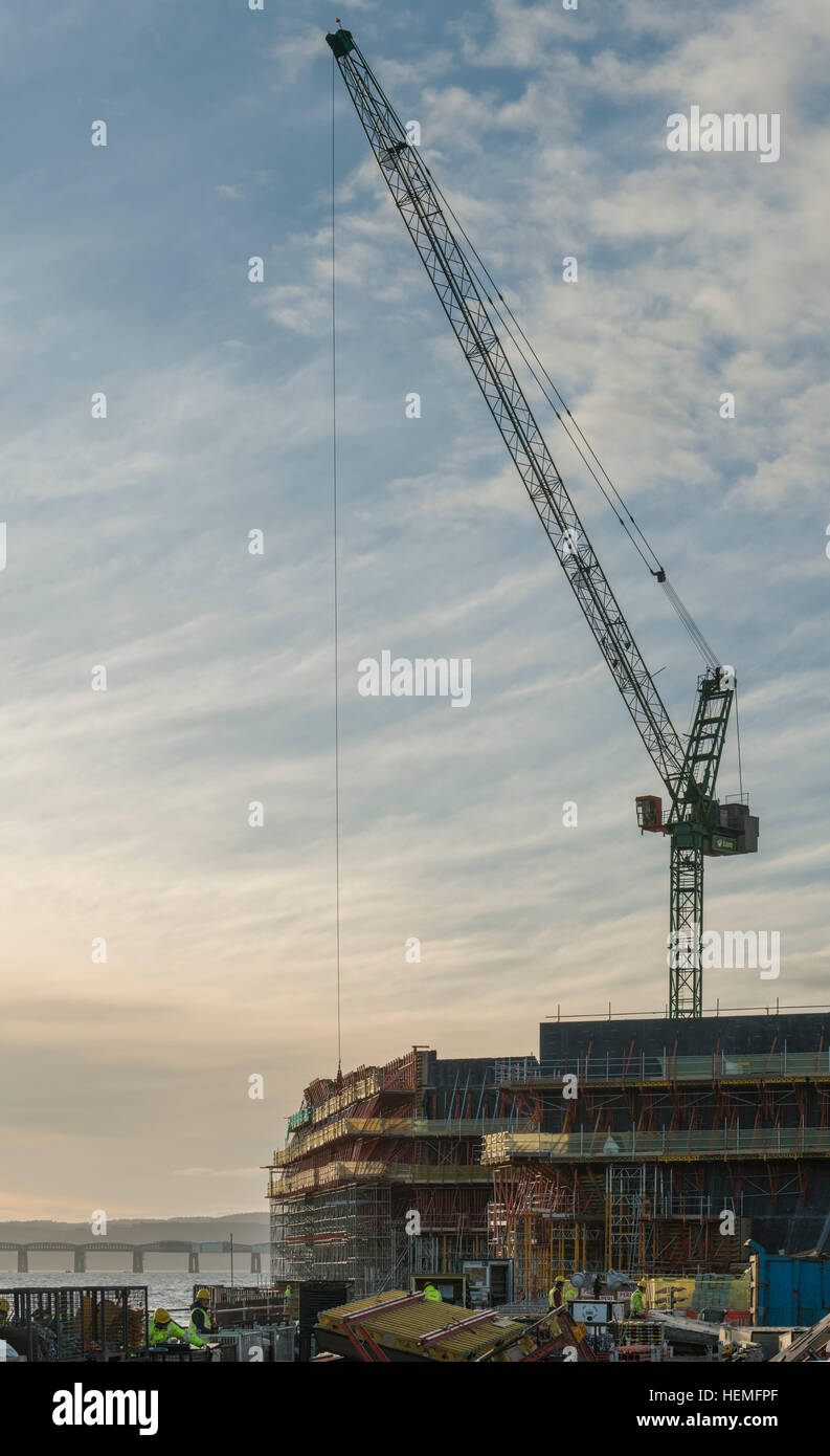 Baustelle des V & A Designmuseum, Dundee, Schottland, UK, Stockfoto