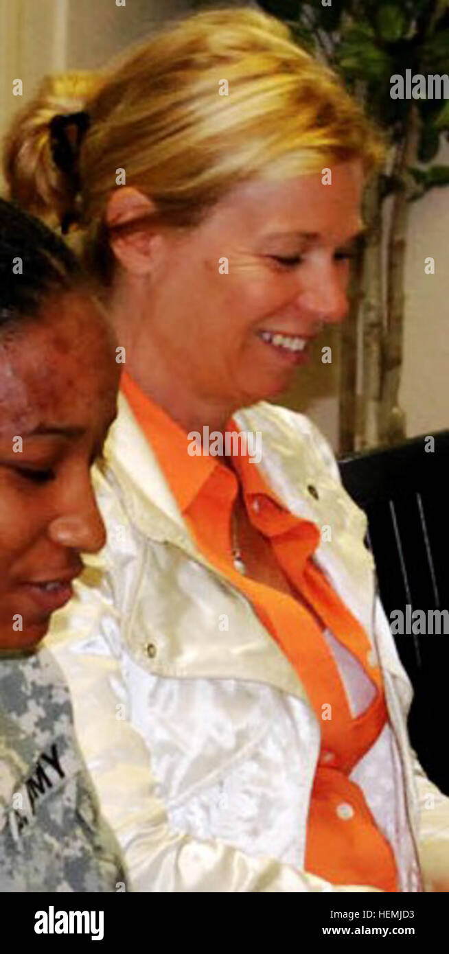 Sally Braun Fort Hood 29. April 2009 Stockfoto