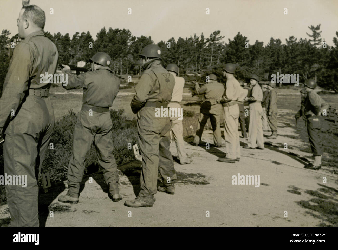 CASA Soldat M1 Carbine Stockfoto