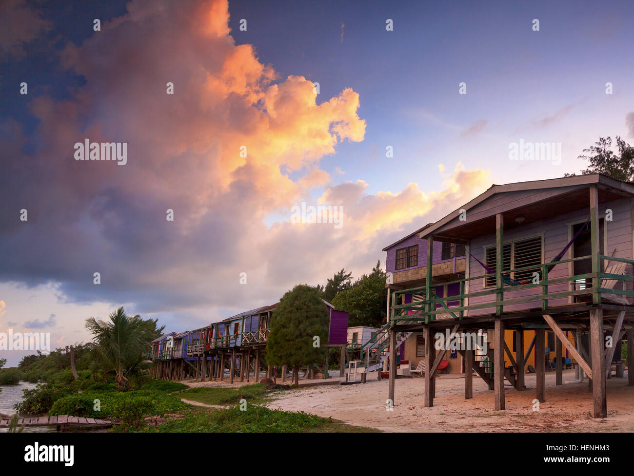 Caye Caulker, Belize Stockfoto